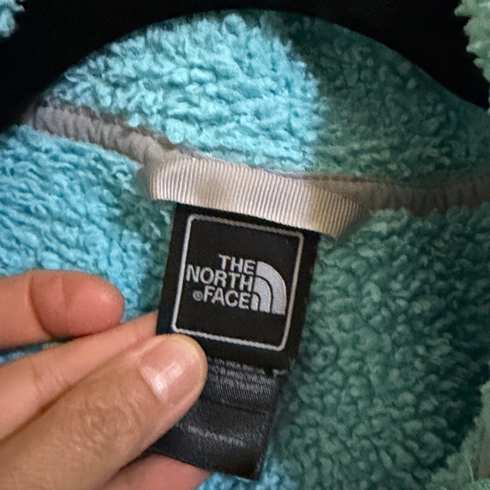 The North Face Turquoise Fleece Jacket